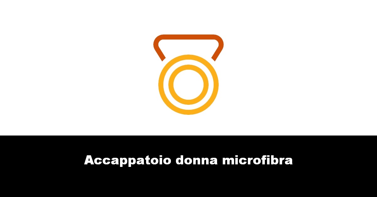 Accappatoio donna microfibra