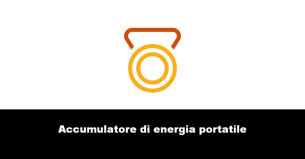 Accumulatore di energia portatile