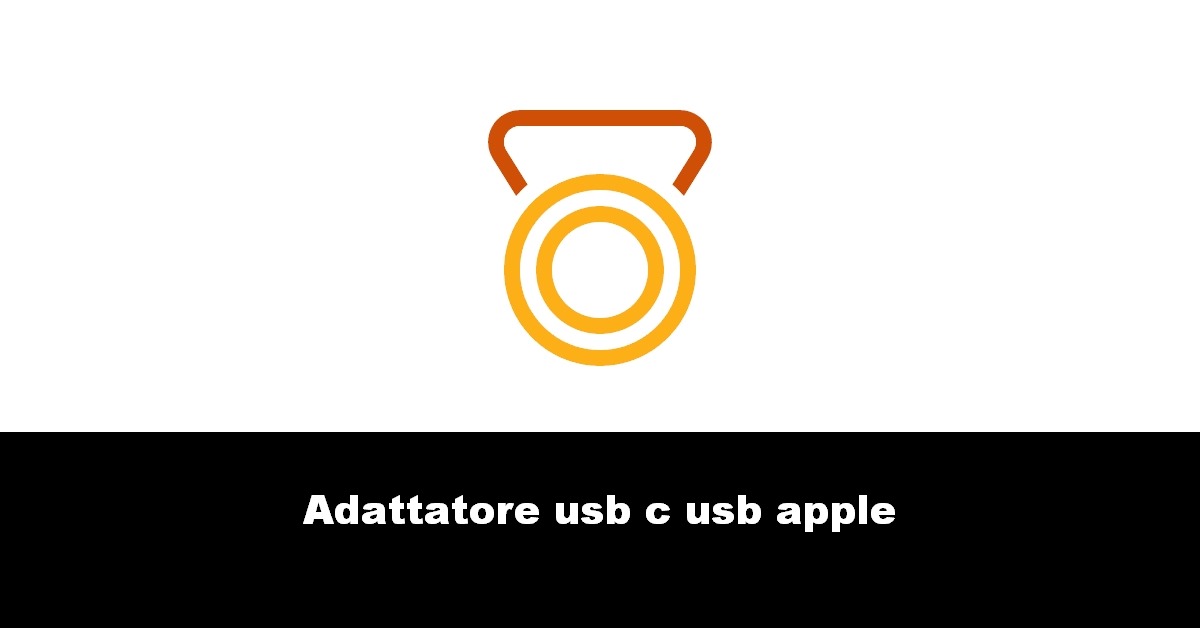 Adattatore usb c usb apple