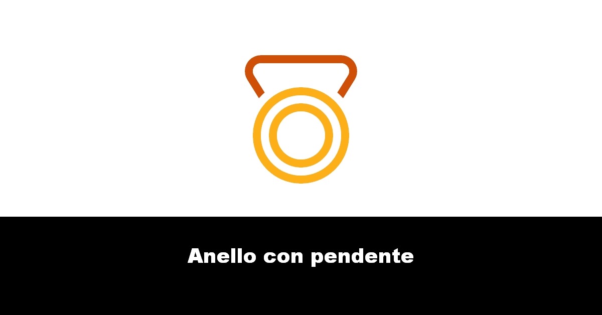 Anello con pendente