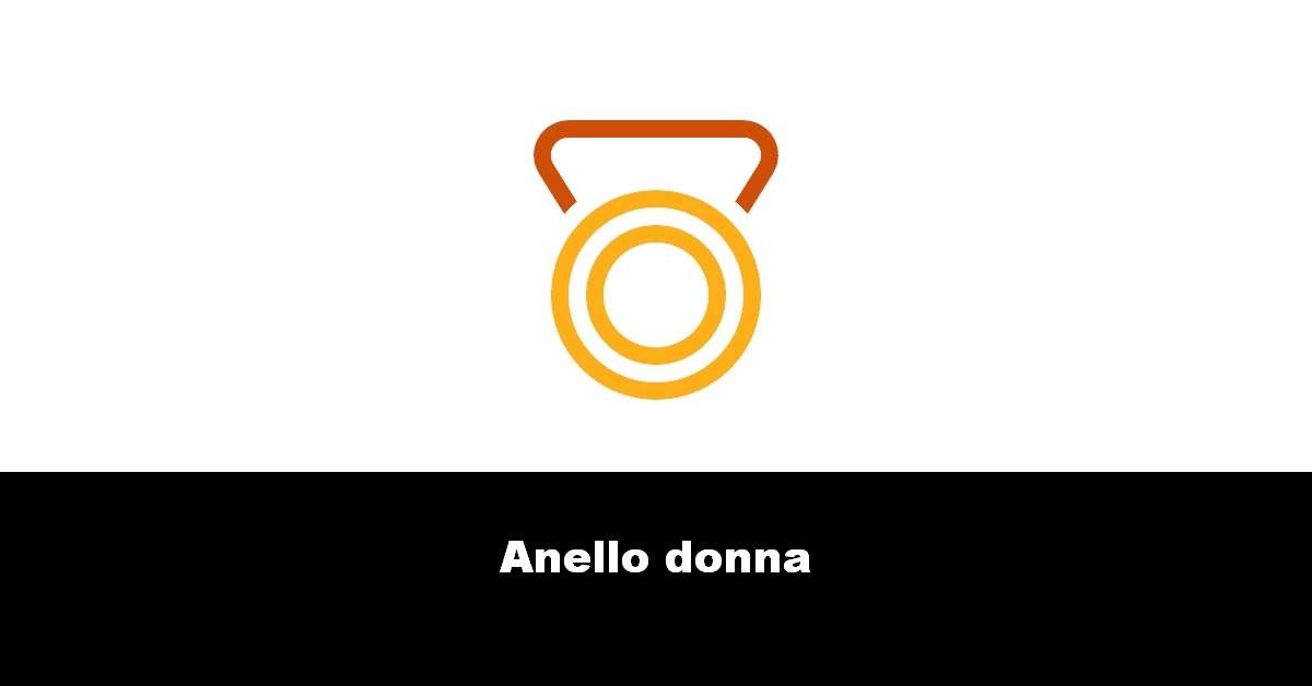 Anello donna