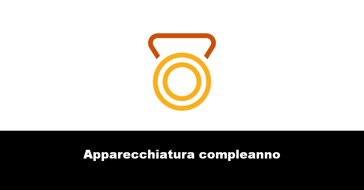 Apparecchiatura compleanno