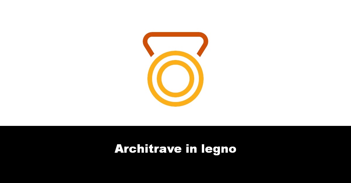 Architrave in legno