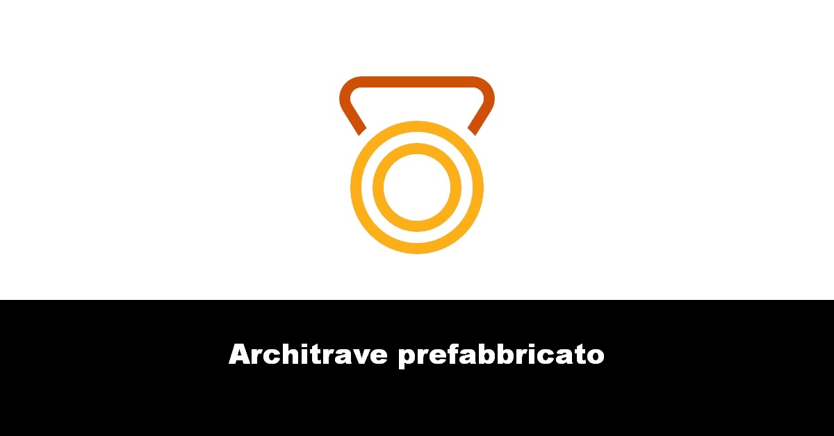 Architrave prefabbricato