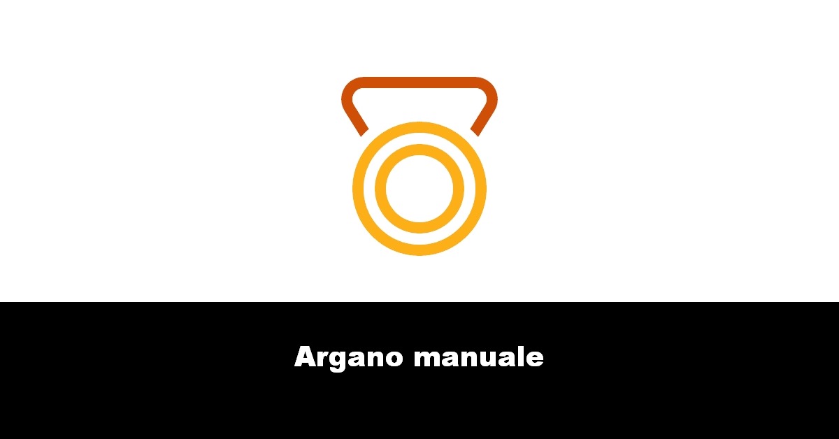Argano manuale