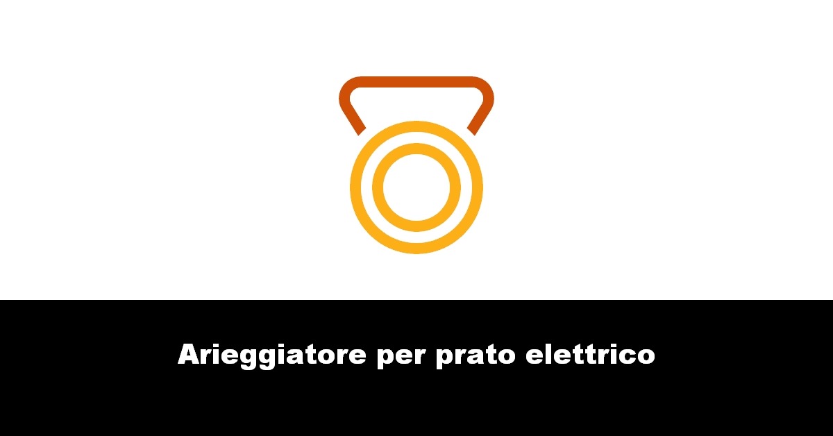 Arieggiatore per prato elettrico