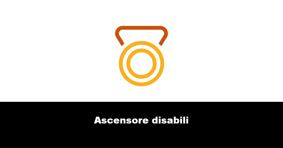 Ascensore disabili