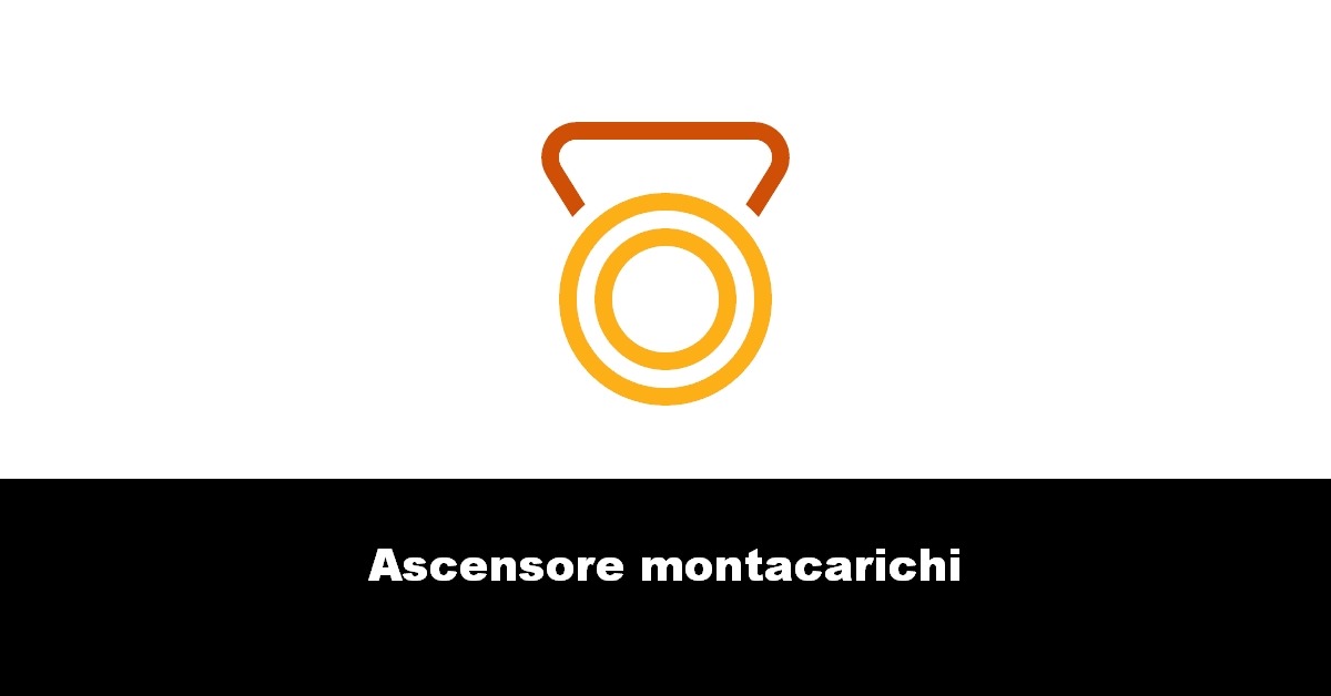 Ascensore montacarichi