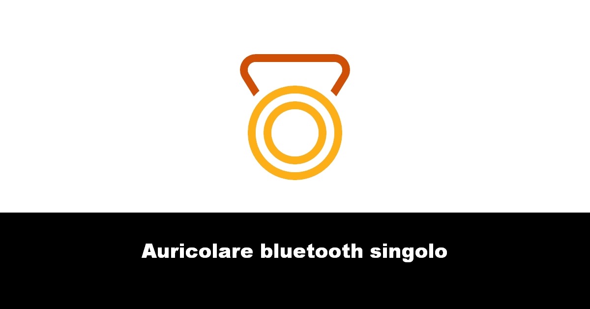 Auricolare bluetooth singolo