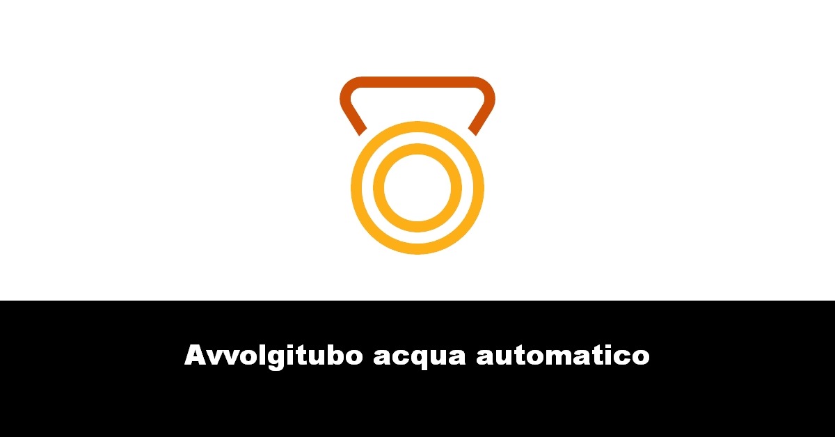 Avvolgitubo acqua automatico