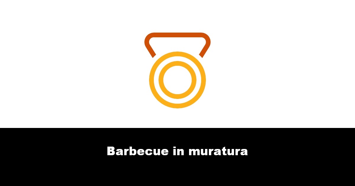 Barbecue in muratura