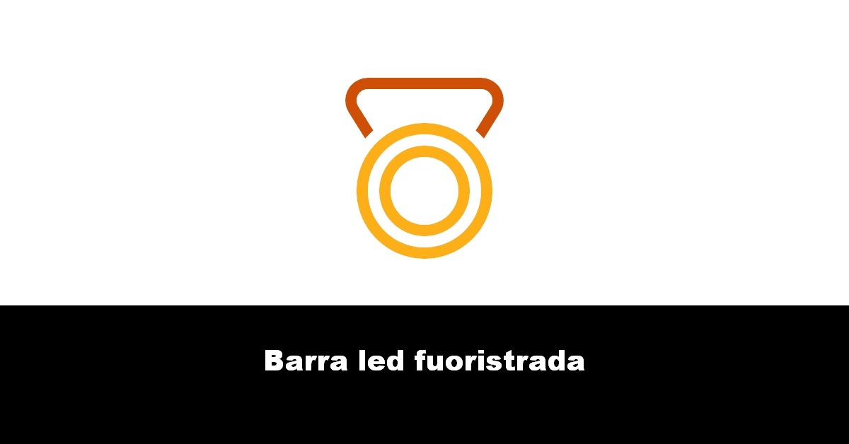 Barra led fuoristrada