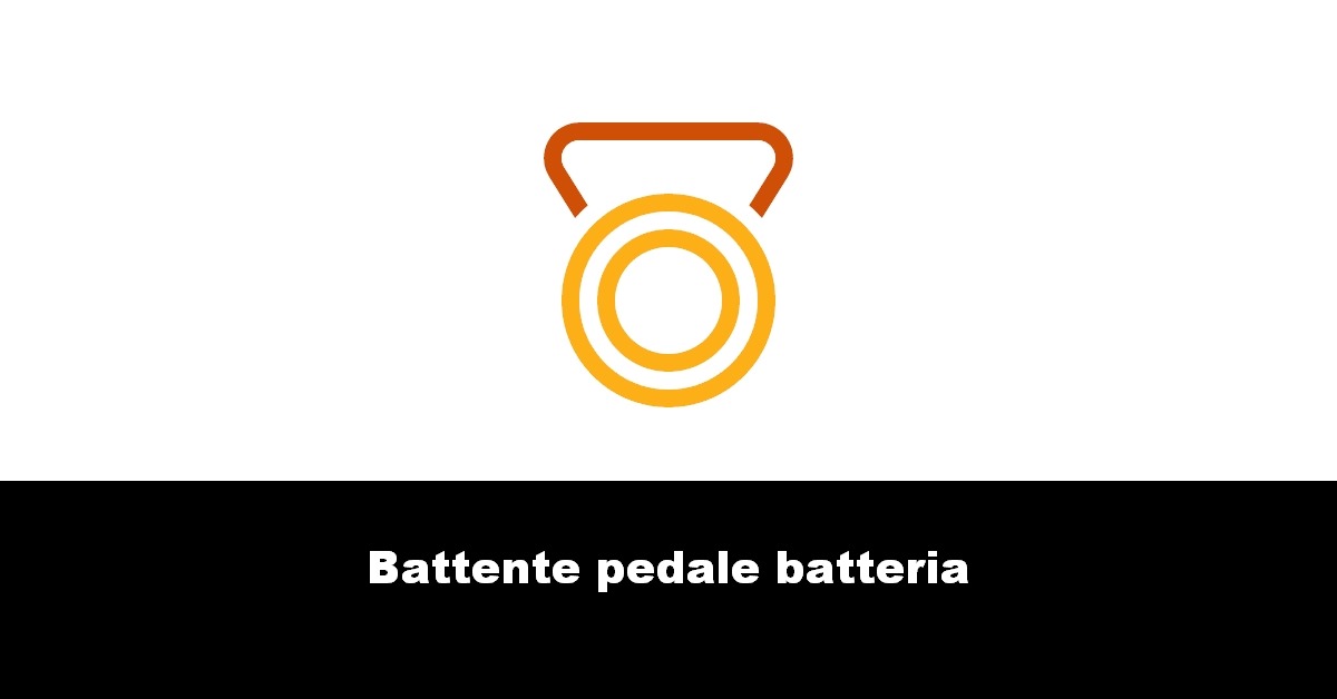 Battente pedale batteria