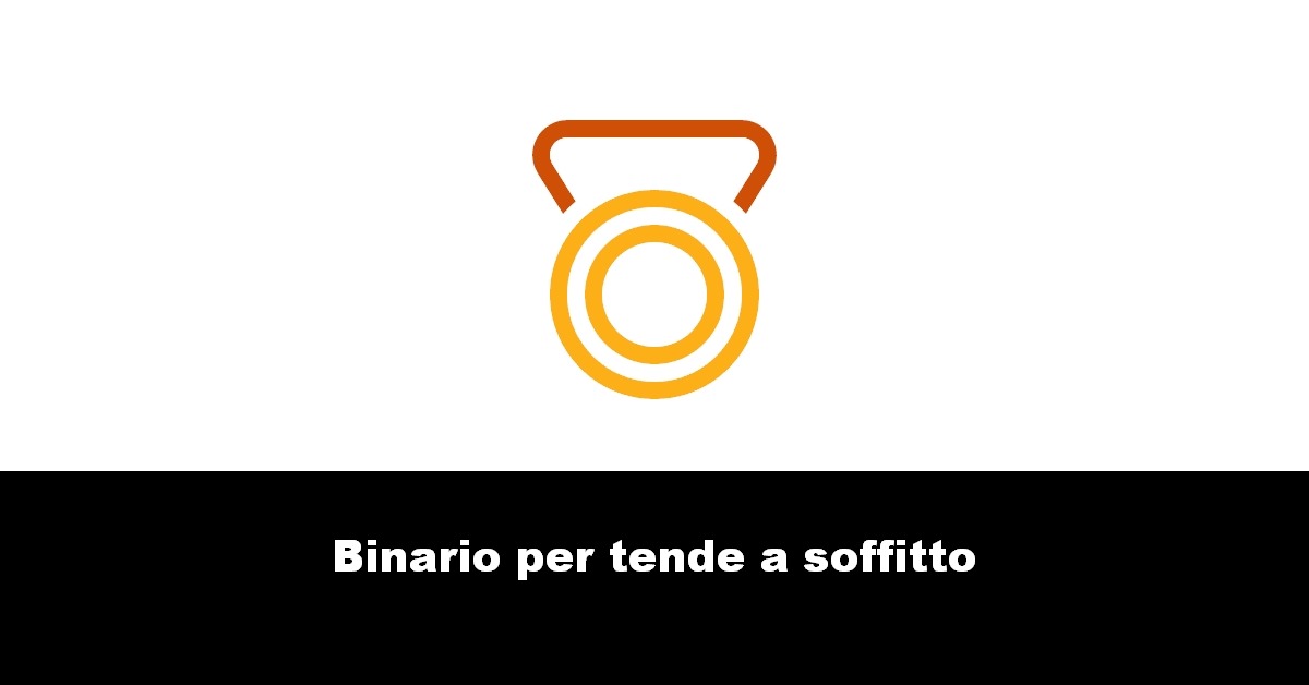 Binario per tende a soffitto