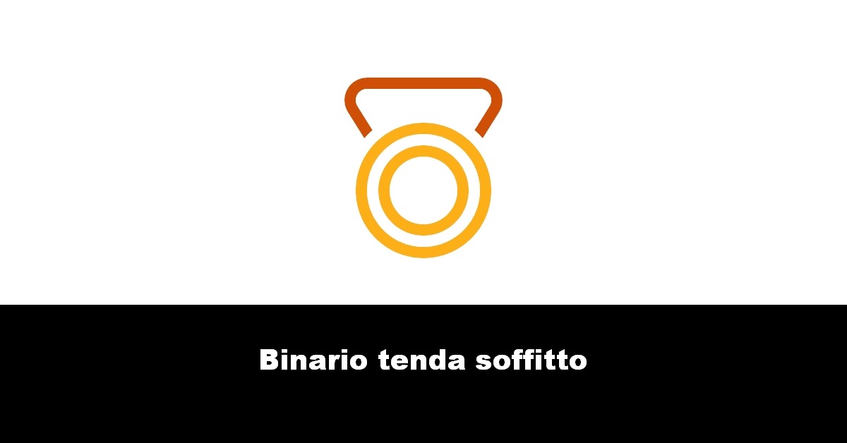 Binario tenda soffitto