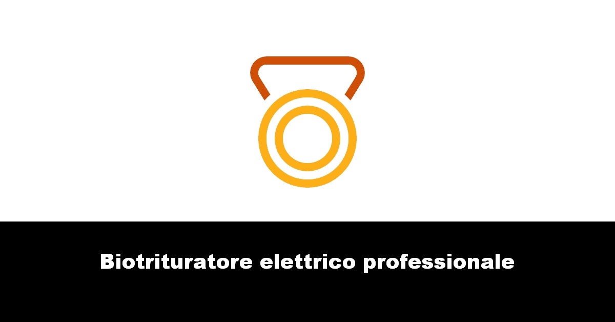 Biotrituratore elettrico professionale