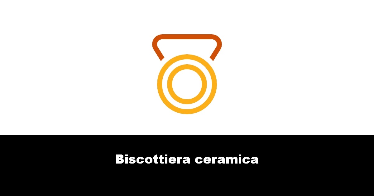 Biscottiera ceramica