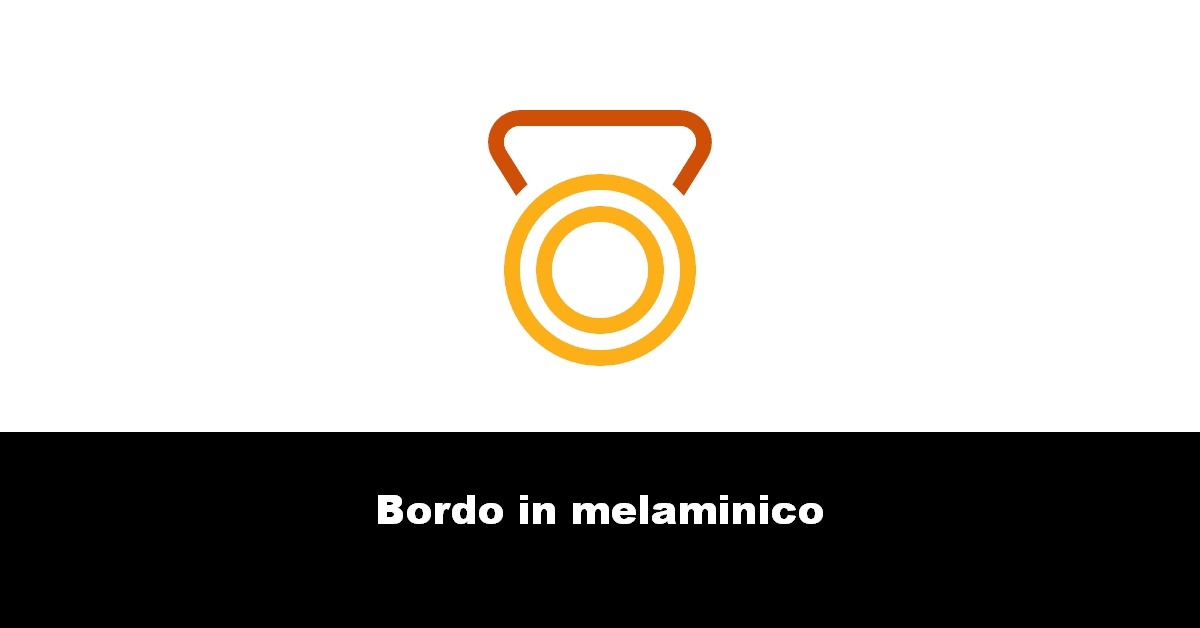 Bordo in melaminico