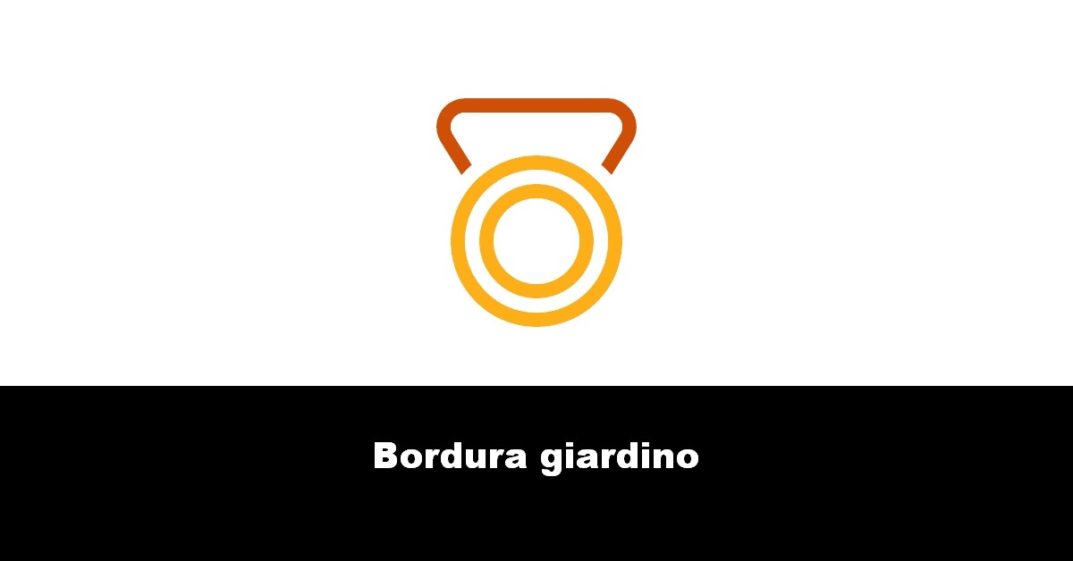 Bordura giardino