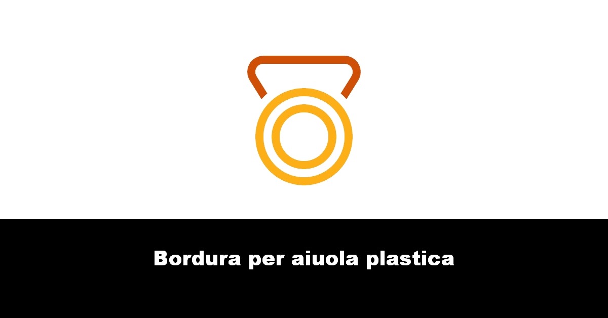 Bordura per aiuola plastica