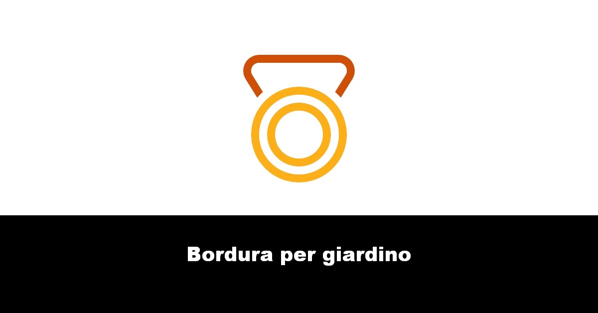 Bordura per giardino