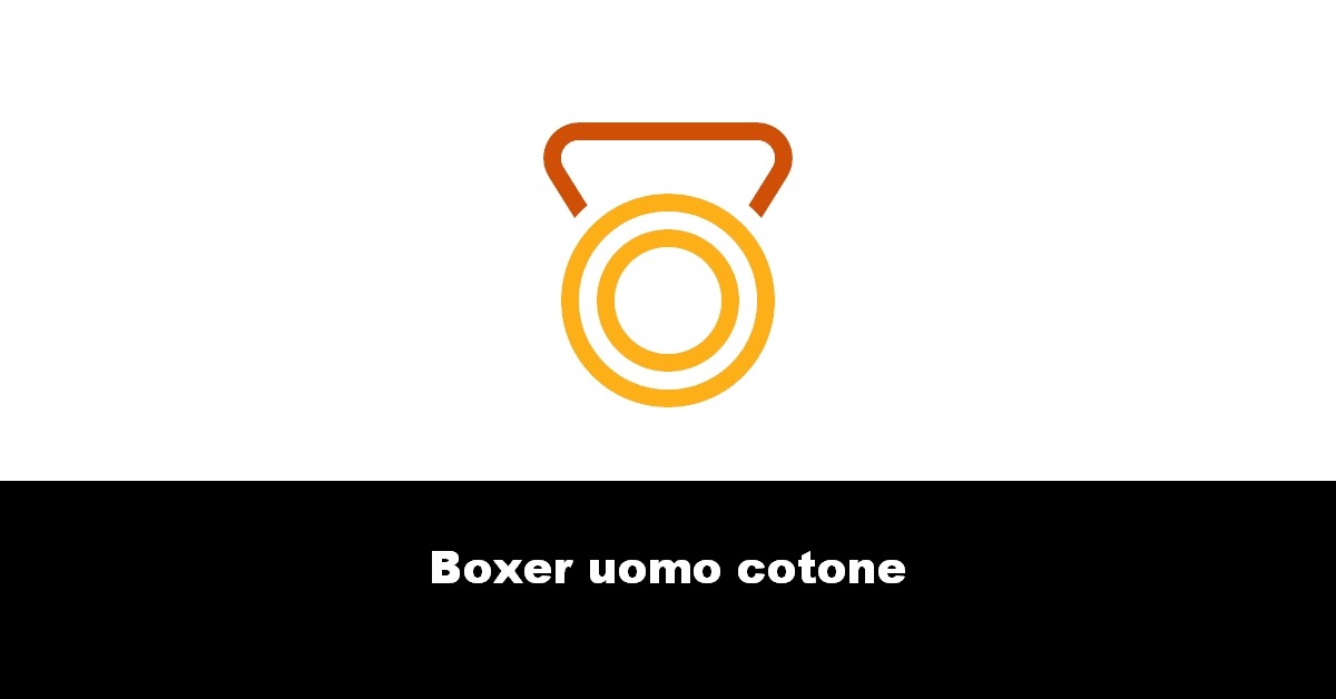 Boxer uomo cotone