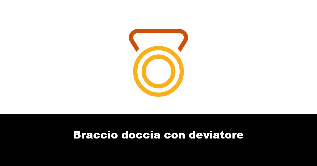 Braccio doccia con deviatore