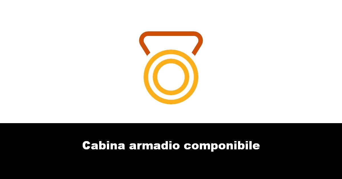 Cabina armadio componibile