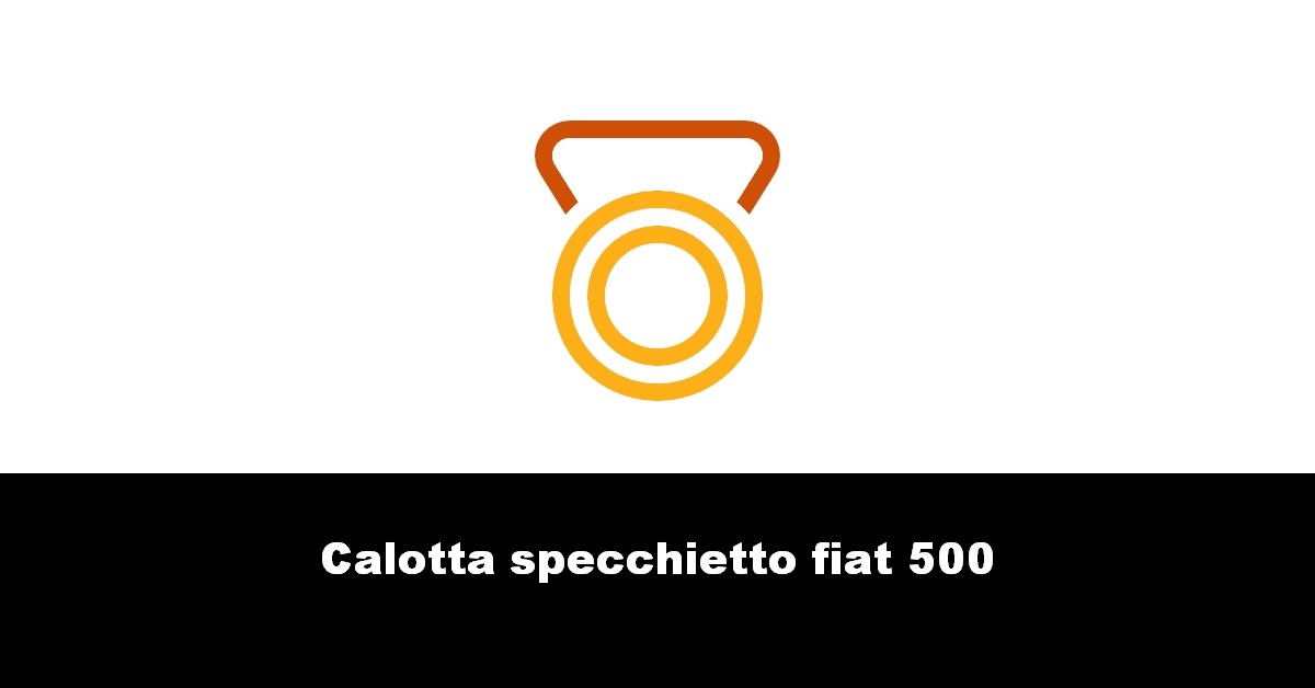 Calotta specchietto fiat 500