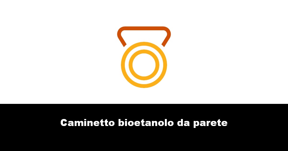 Caminetto bioetanolo da parete