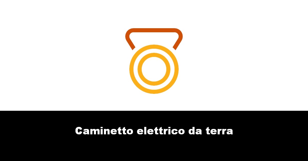 Caminetto elettrico da terra