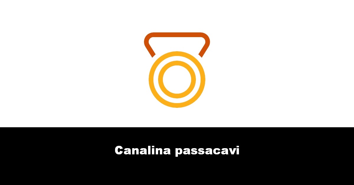 Canalina passacavi