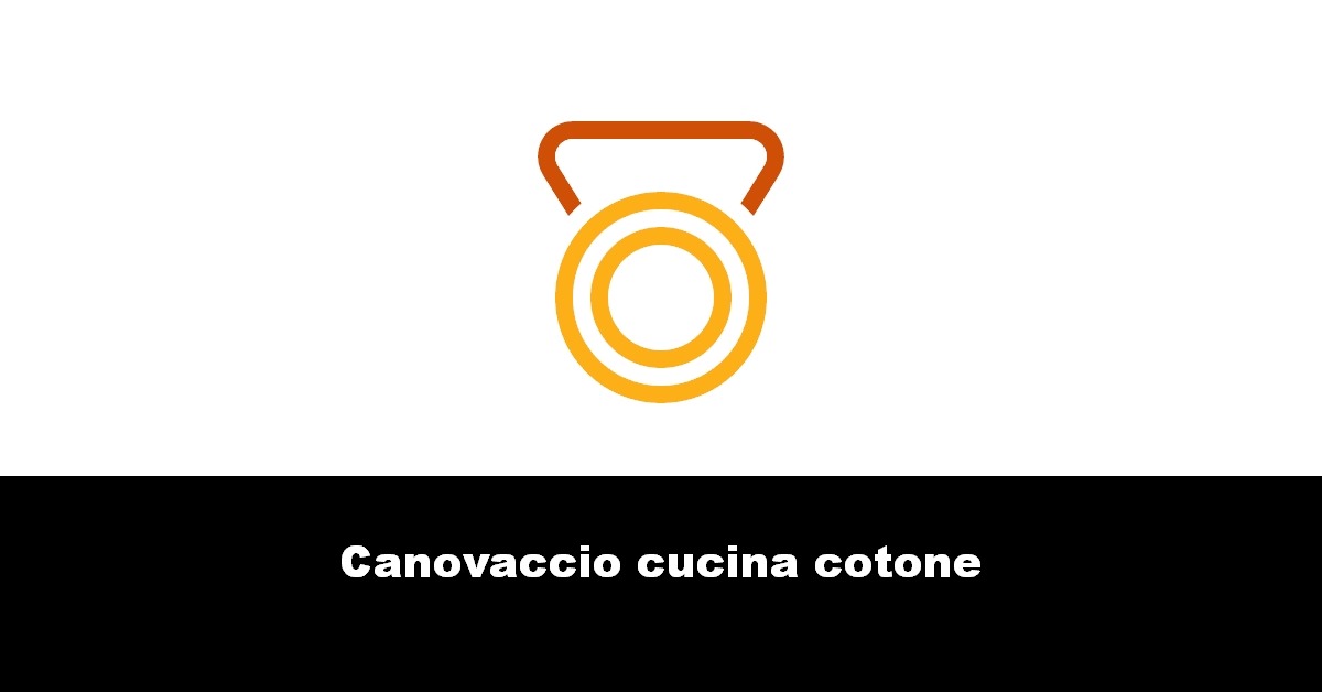 Canovaccio cucina cotone