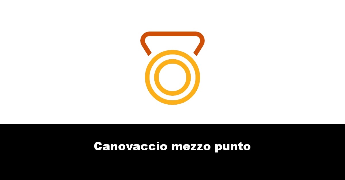 Canovaccio mezzo punto