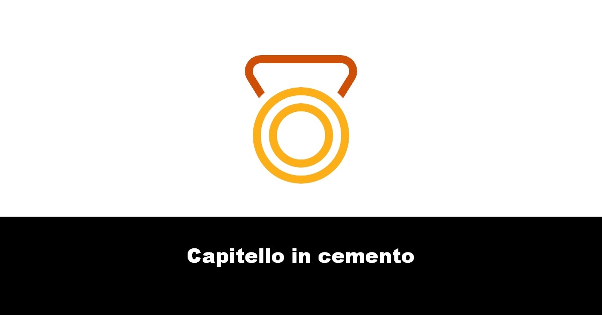 Capitello in cemento