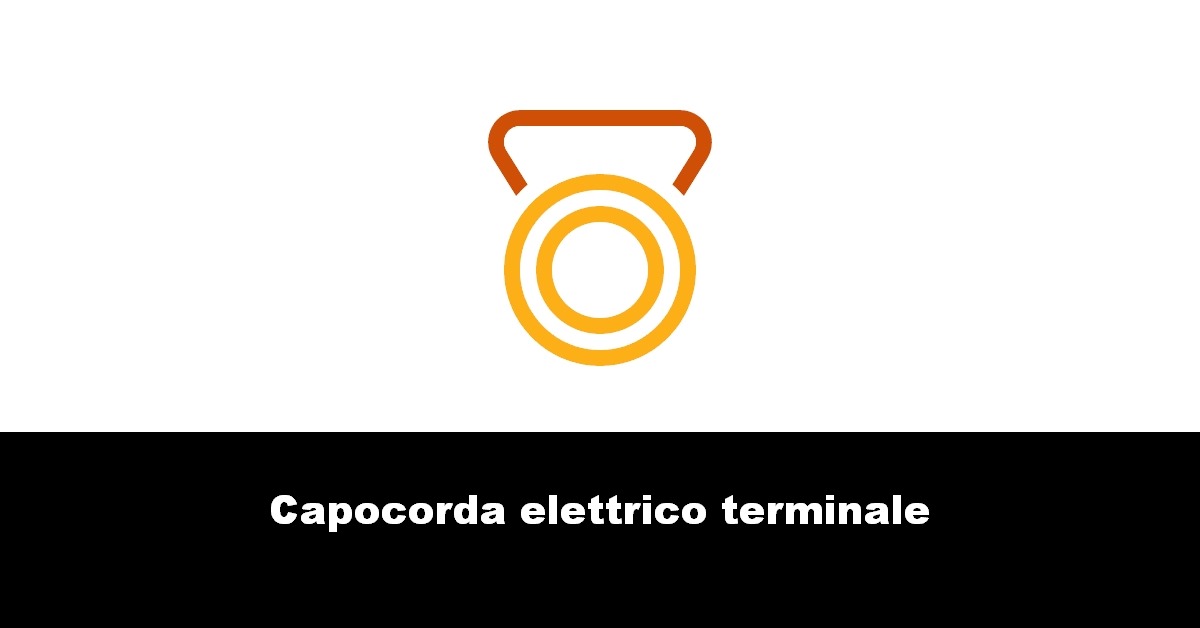 Capocorda elettrico terminale