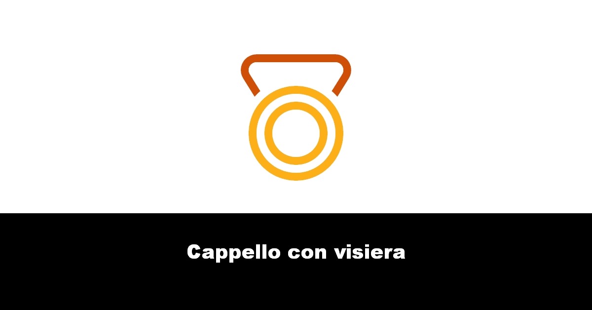 Cappello con visiera