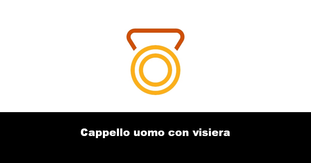 Cappello uomo con visiera