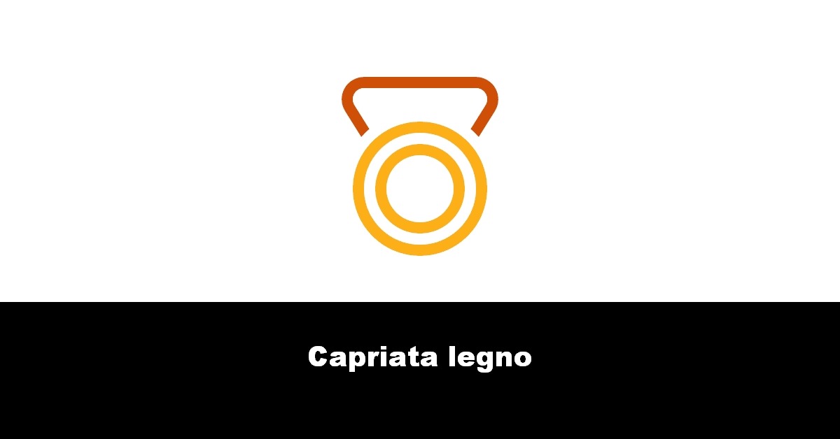 Capriata legno