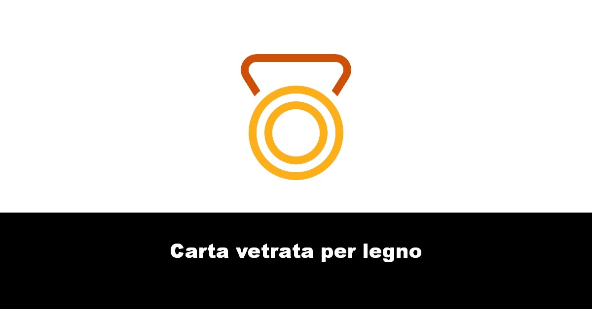 Carta vetrata per legno