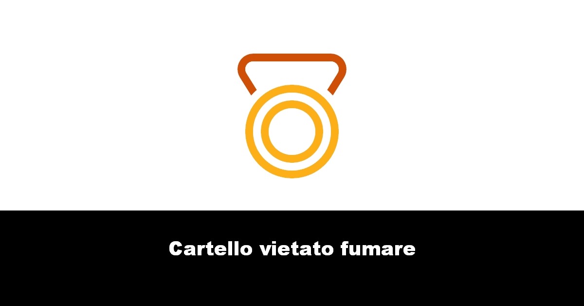 Cartello vietato fumare