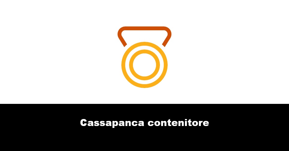 Cassapanca contenitore