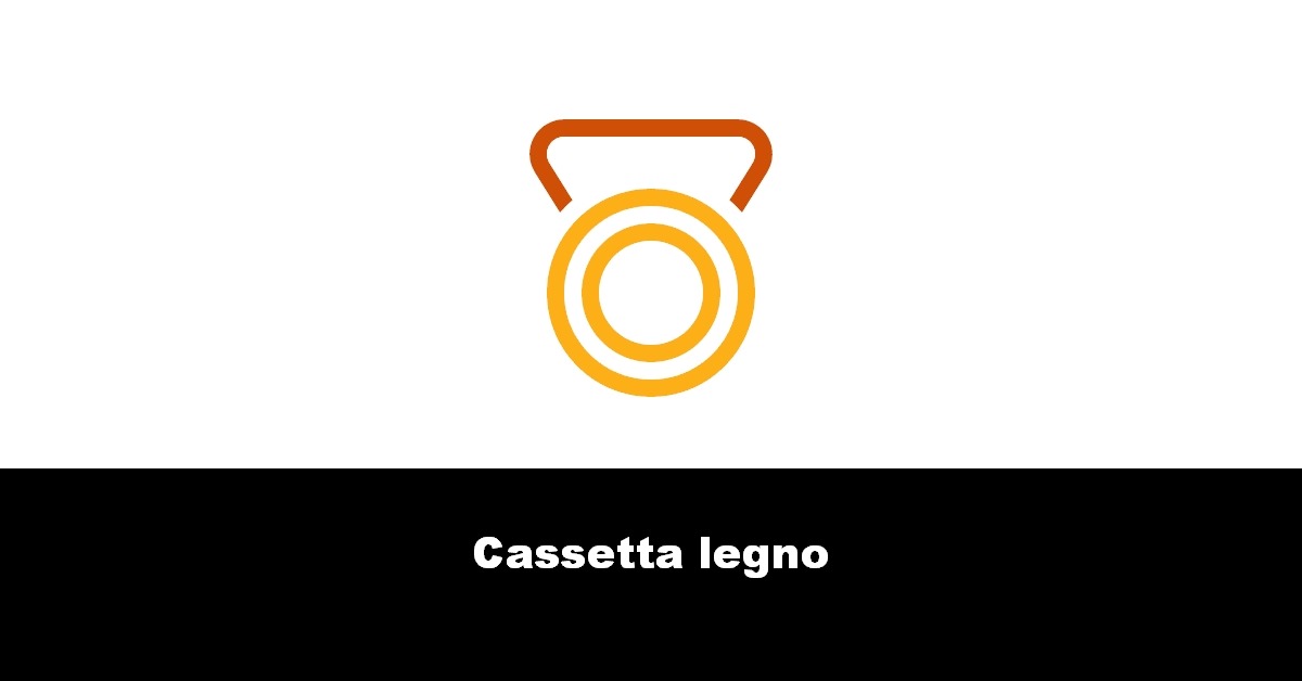 Cassetta legno