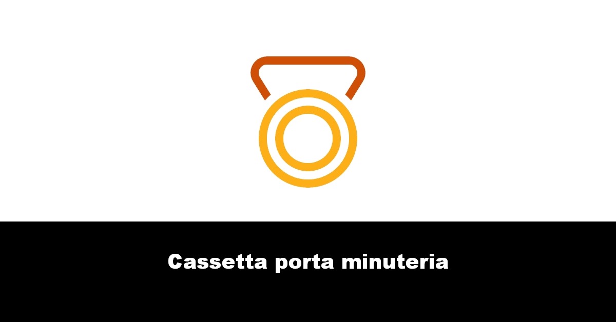 Cassetta porta minuteria