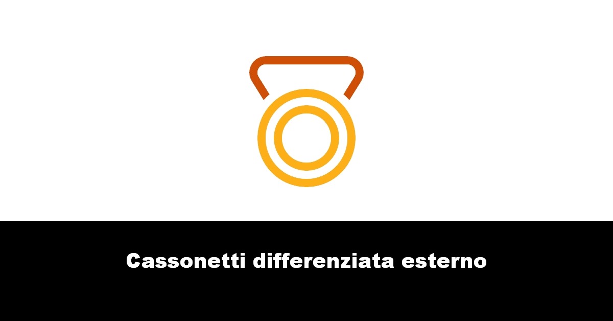 Cassonetti differenziata esterno