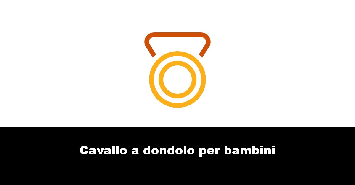 Cavallo a dondolo per bambini