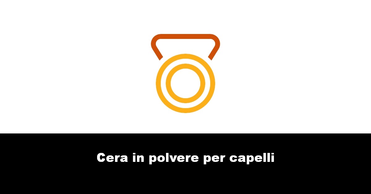 Cera in polvere per capelli