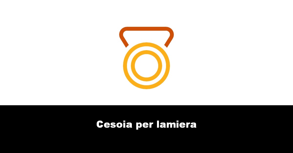 Cesoia per lamiera