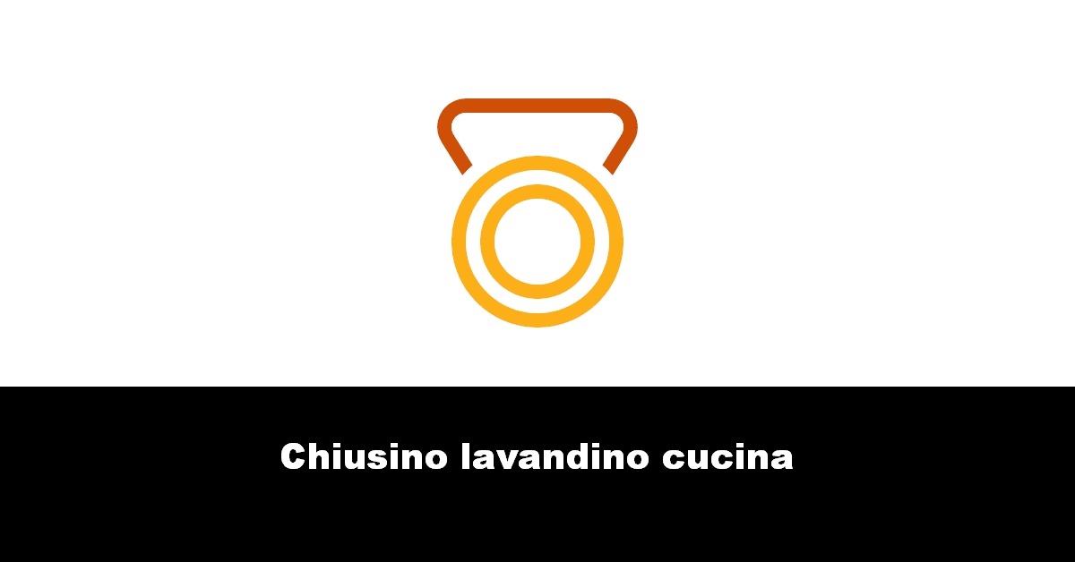 Chiusino lavandino cucina