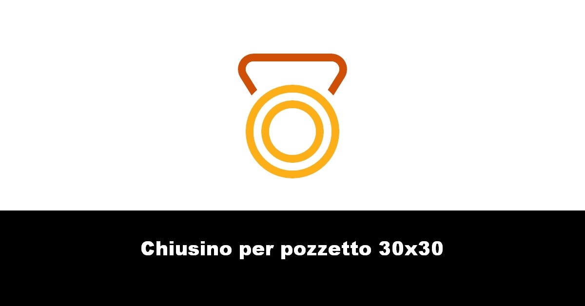 Chiusino per pozzetto 30×30